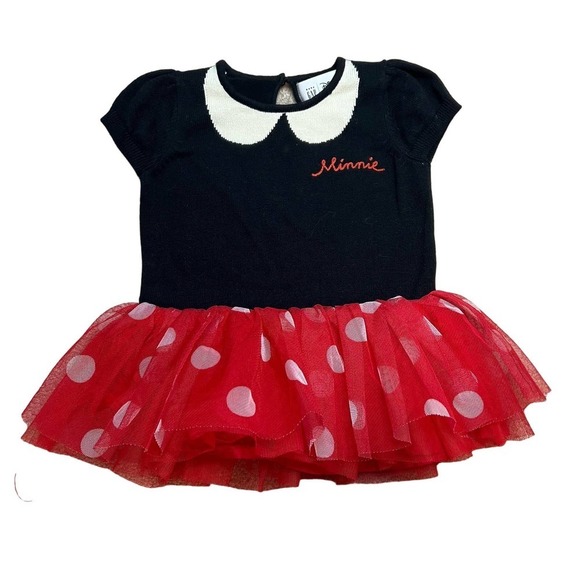 Gap Other - Baby gap Disney Minnie Mouse sweater tutu dress size 3-6 months
